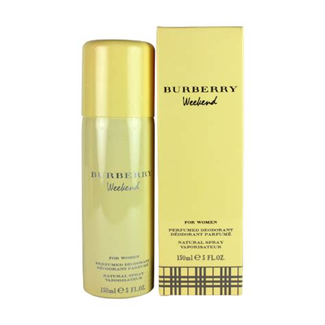 burberry deodorant spray week end donna|burberry weekend for women.